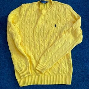 Size large polo cable sweater never worn